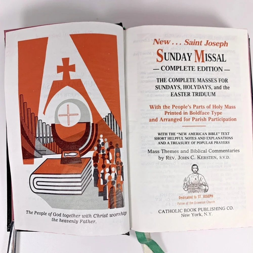 New St Joseph Sunday Missal: Complete Edition (Catholic Book Publishing, 1999)VG